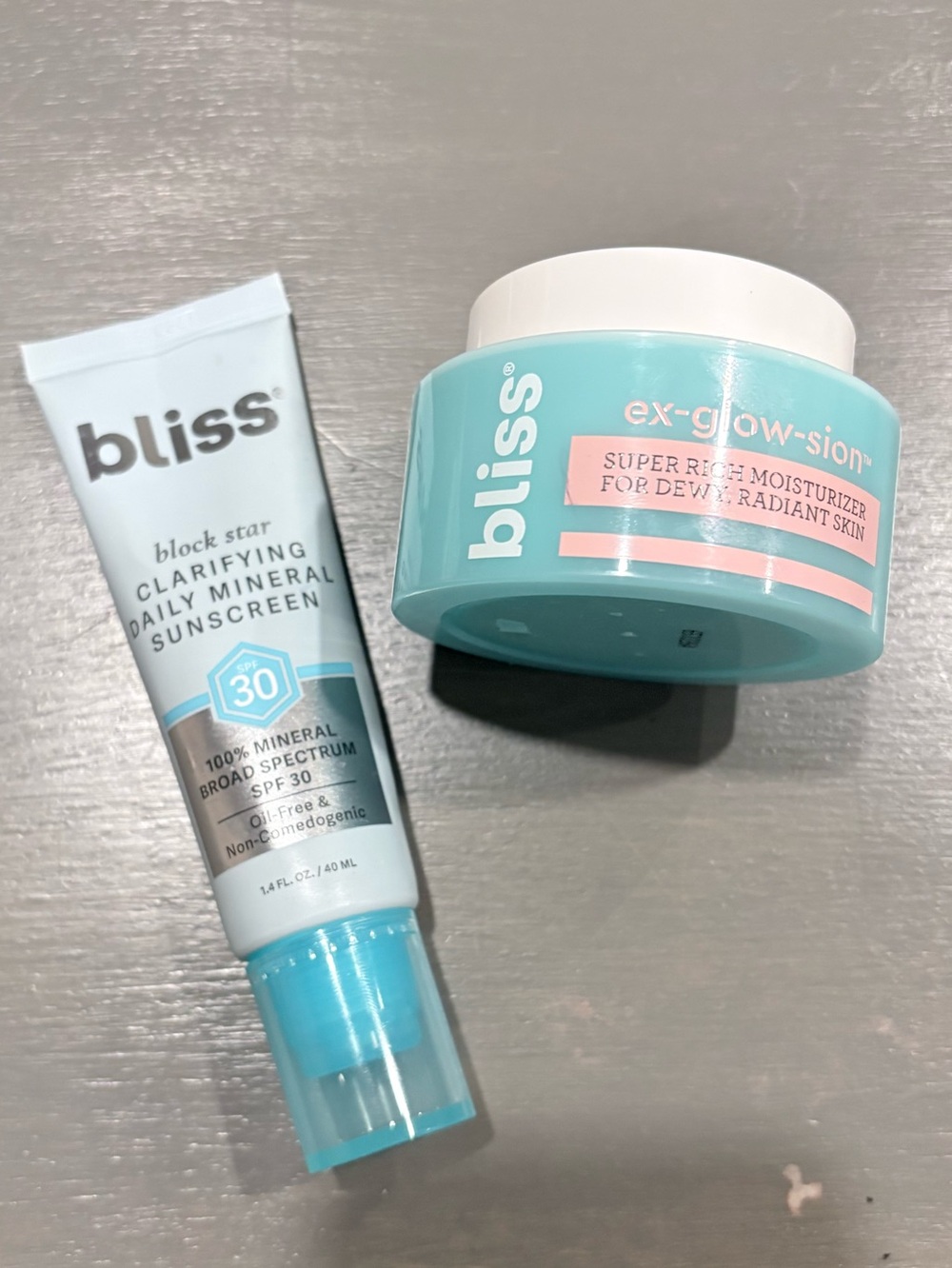Bliss Moisturizer & Clarifying Mineral Sunscreen Bundle